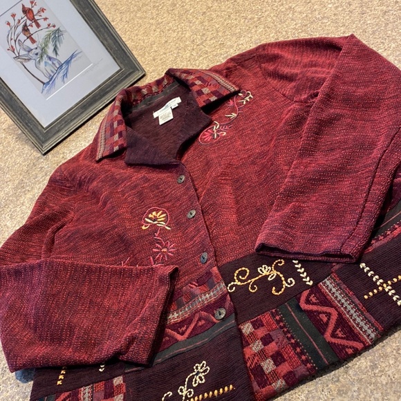 Coldwater Creek Blazer Jacket 12 - Picture 1 of 12